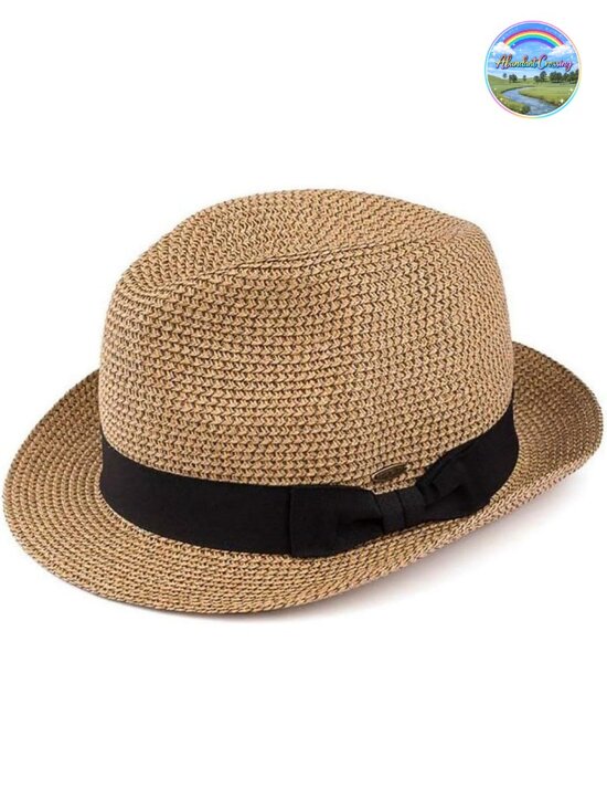 Short Brim Fedora Sun Hat with UPF 50+ Protection main image 2